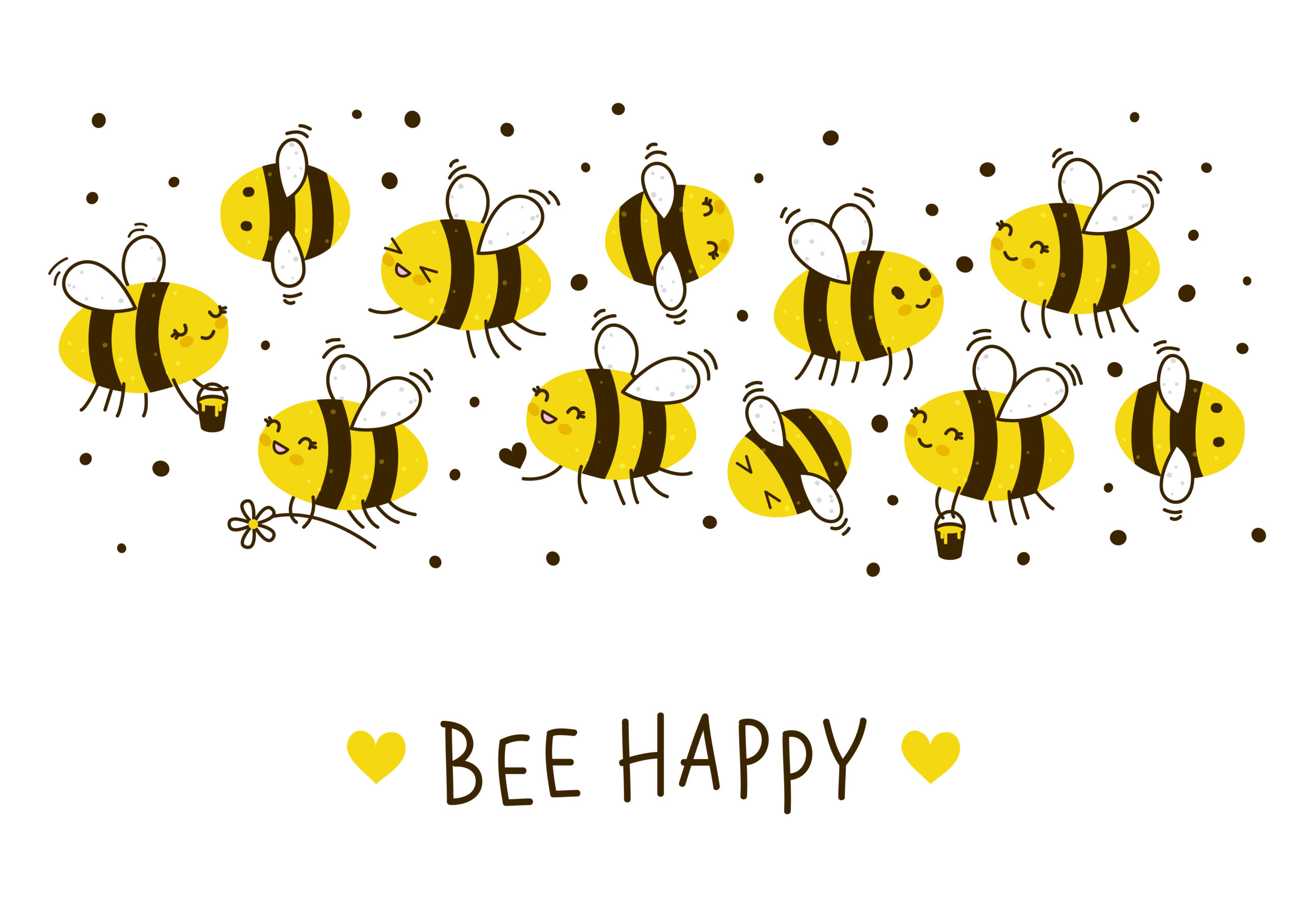 Bee Happy Banner